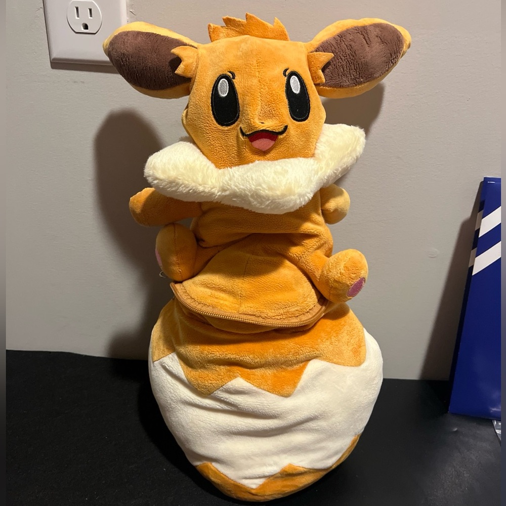 16” Pokemon Eevee/Egg Plush Stuffed Animal - It’s Reversible & Cuddly!